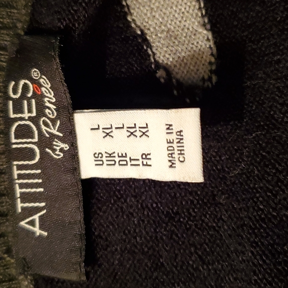 ATTITUDES Camo swing tunic sweater - Picture 4 of 5